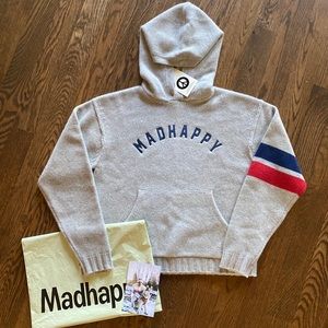 Madhappy Cashmere Hoodie NWT — Grey/Ash
